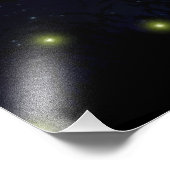 Magische Milchstraße Fotodruck (Ecke)