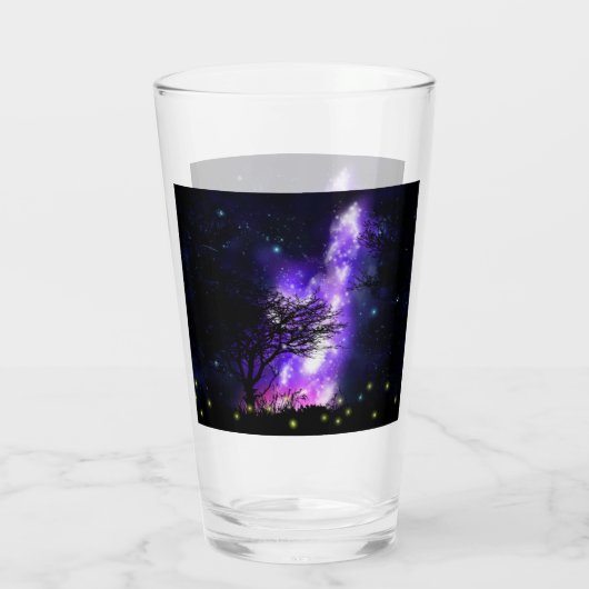 Magische Milchstraße Glas (Rückseite)