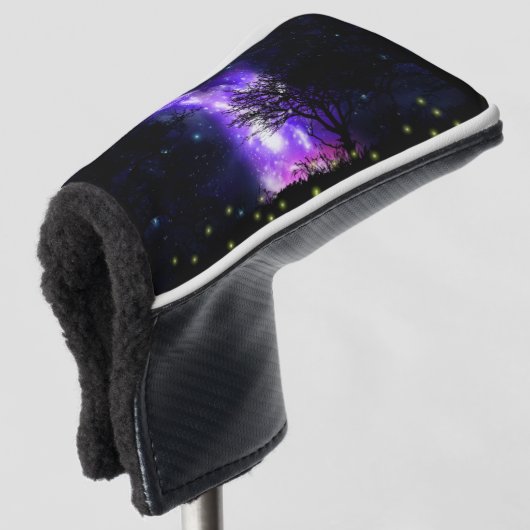 Magische Milchstraße Golf Headcover (3/4 Vorderseite)