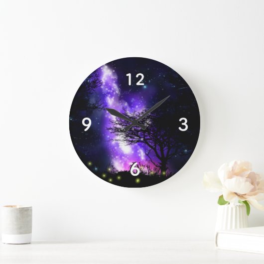 Magische Milchstraße große Uhr (Zuhause)