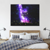 Magische Milchstraße Leinwanddruck (Insitu (Schlafzimmer))
