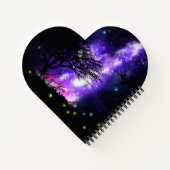 Magische Milchstraße Notizblock (Rückseite)