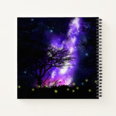 Magische Milchstraße Notizblock (Rückseite)