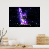 Magische Milchstraße Poster (Küche)