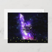 Magische Milchstraße Postkarte (Vorne/Hinten)