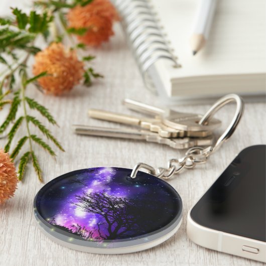 Magische Milchstraße Schlüsselanhänger (Vorderseite rechts)
