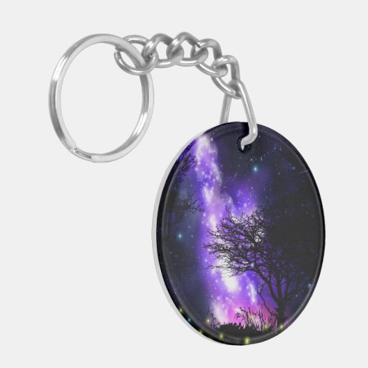 Magische Milchstraße Schlüsselanhänger (Vorderseite links)