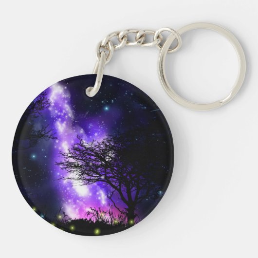 Magische Milchstraße Schlüsselanhänger (Rückseite)
