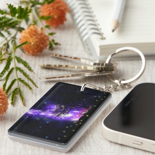 Magische Milchstraße Schlüsselanhänger (Vorderseite rechts)