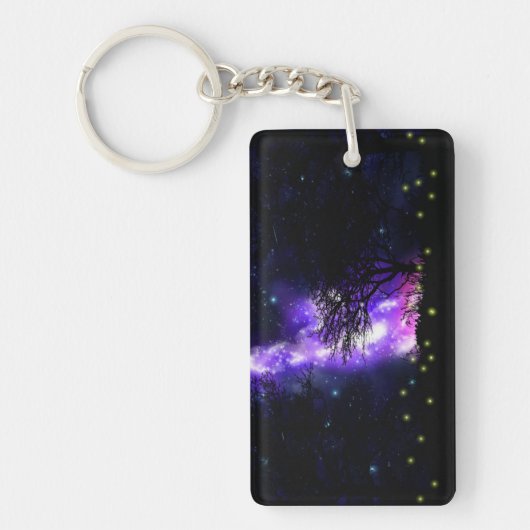 Magische Milchstraße Schlüsselanhänger (Vorderseite)