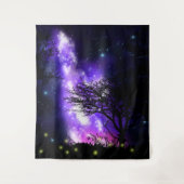 Magische Milchstraße Wandteppich (Vorderseite)