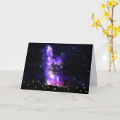 Magische Milchstraßenkarte Karte (Gelbe Blume)