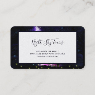 Magische Milky Way Business Card Visitenkarte
