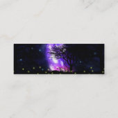 Magische Milky Way Mini-Visitenkarte Mini Visitenkarte (Rückseite)
