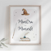 Magische Mimosa Drinks Unterschreiben Poster