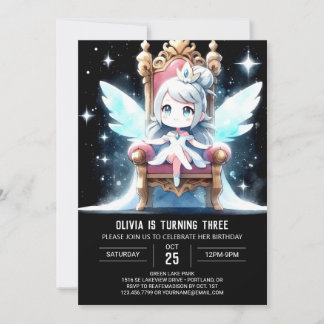 Magische Minimalistische Prinzessin Geburtstag Einladung