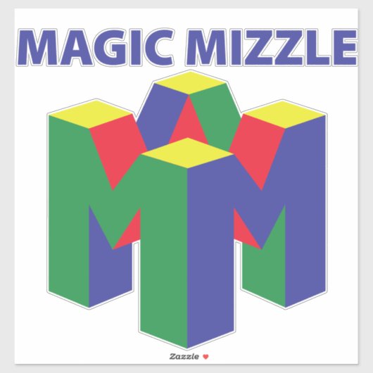 MAGISCHE MIZZLE AUFKLEBER (Blatt)