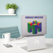 MAGISCHE MIZZLE AUFKLEBER (Laptop auf Schreibtisch)