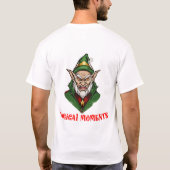 Magische Momente Angry Elf T-Shirt (Rückseite)