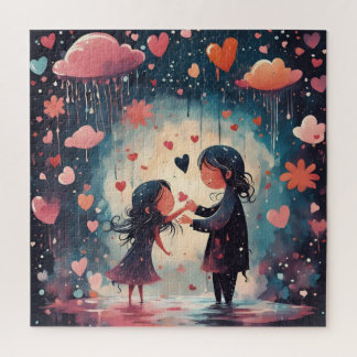 Magische Momente: Mama und Tochter Puzzle