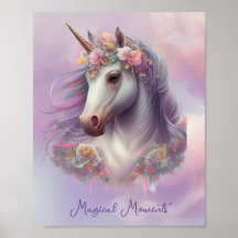 Magische Momente Unicorn Pink Pastellfarben Glitze