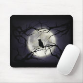 Magische Mond-Eule auf Niederlassung Mousepad (Mit Mouse)