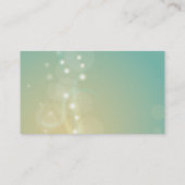 Magische Mondkunstillustration Visitenkarte (Rückseite)