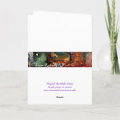 Magische Mondlicht-Fee - Grußkarte Karte (Rückseite)