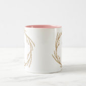 Magische Monogramm-Tasse Staubwreath-| Zweifarbige Tasse (Mittel)