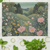 Magische Moonlit-Wiese Geschirrtuch (Gefaltet)