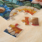 Magische Mosaik tropischer Ozean Sonnenuntergang Puzzle (Seite)