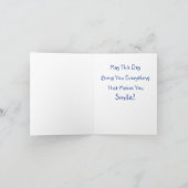 Magische Mountain View Geburtstagskarte Dankeskarte (Innenseite)