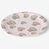 Magische Muschel-E-Kalibrierpapier-Teller Pappteller (Schrägansicht)