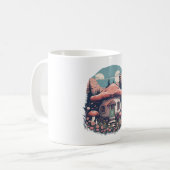 Magische Mushroom Meadow D3 Kaffeetasse (Vorderseite Links)