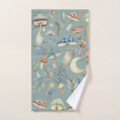 Magische Mushroom Mystical Hygge Badhandtuch Set (Handtuch)