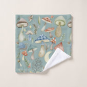 Magische Mushroom Mystical Hygge Badhandtuch Set (Waschlappen)