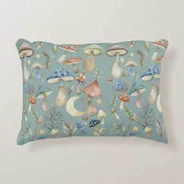 Magische Mushroom Mystical Sage Green Dekokissen