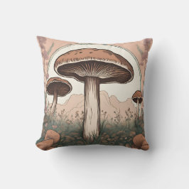 Magische Mushroom-Wiese D34 Kissen