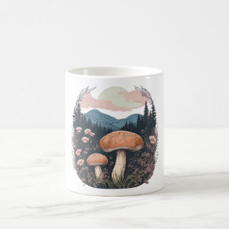 Magische Mushroom-Wiese D36 Kaffeetasse