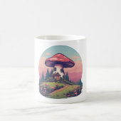 Magische Mushroom-Wiese D5 Kaffeetasse (Mittel)
