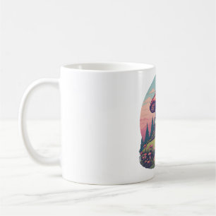 Magische Mushroom-Wiese D5 Kaffeetasse