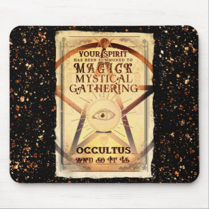 Magische Mystische Versammlung Magischer Wahrsager Mousepad