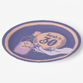 Magische mystische Weckenpapierplatte Pappteller (Schrägansicht)