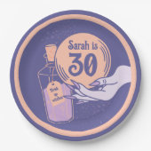 Magische mystische Weckenpapierplatte Pappteller (Vorderseite)