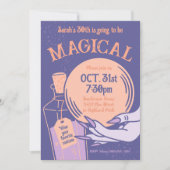 Magische Mystische Wickige Einladung (Vorderseite)