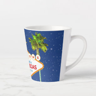 Magische Nacht in Las Vegas Willkommen in Las Vega Milchtasse