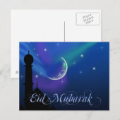 Magische Nacht - islamischer Gruß Postkarte (Vorne/Hinten)