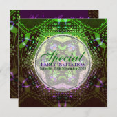 Magische Nacht Liebe Special Party Einladungen (Vorne/Hinten)