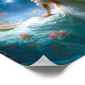 Magische Nacht Szene Fantasy Art Poster (Ecke)