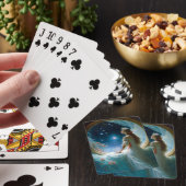 Magische Nacht Szene Fantasy Art Spielkarten (In Situ)